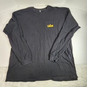 The Chive Members Only Long Sleeve Goonies T-Shirt Men's 3XL XXXL Black Pocket